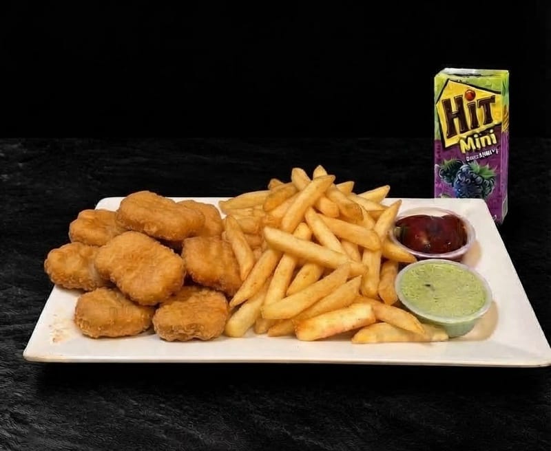 Nuggets con papas