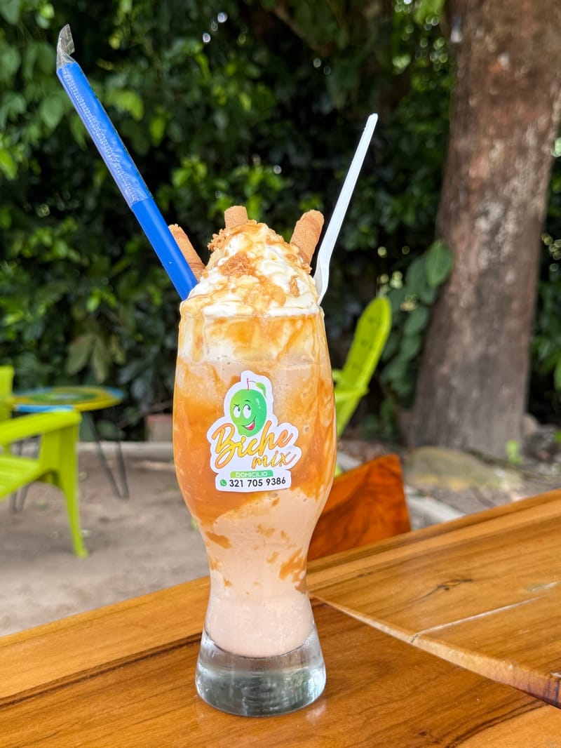 Frappe de café